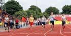 No 61 Nicholas Petrou (N York) wins the 400 metres Inter Boys.